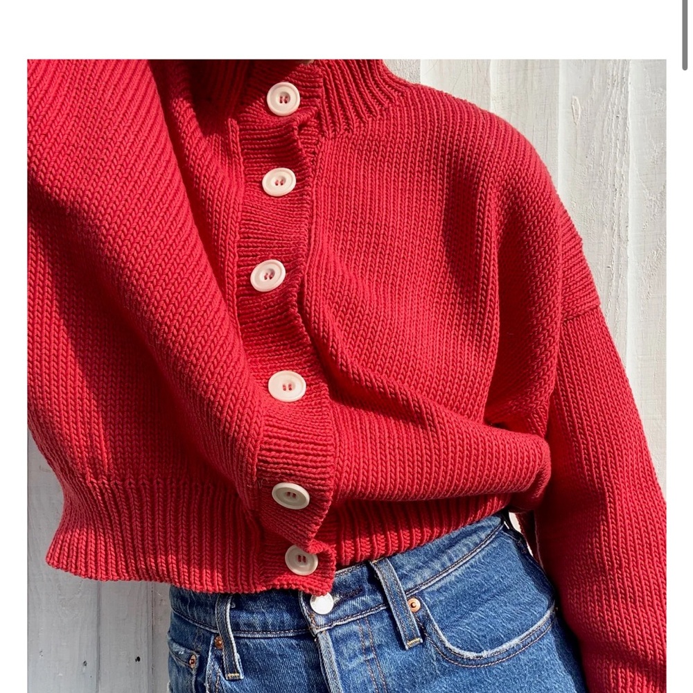 ISO: Do Not Buy! Jaggery London Carmen Cardigan - Sweet Paprika